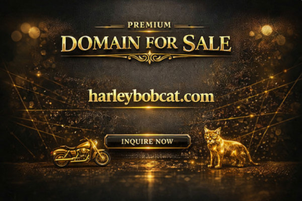 premium domain name harleybobcat.com for sale